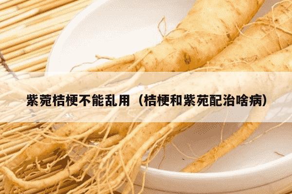 紫菀桔梗不能乱用（桔梗和紫苑配治啥病）