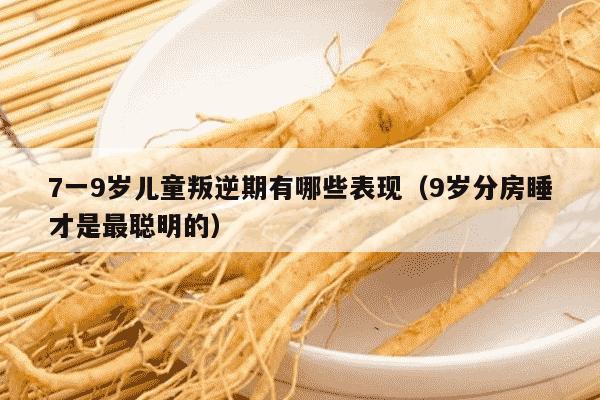 7一9岁儿童叛逆期有哪些表现（9岁分房睡才是最聪明的）