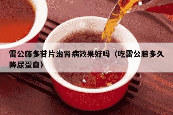雷公藤多苷片治肾病效果好吗（吃雷公藤多久降尿蛋白）