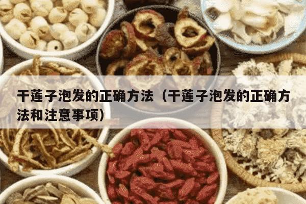 干莲子泡发的正确方法（干莲子泡发的正确方法和注意事项）