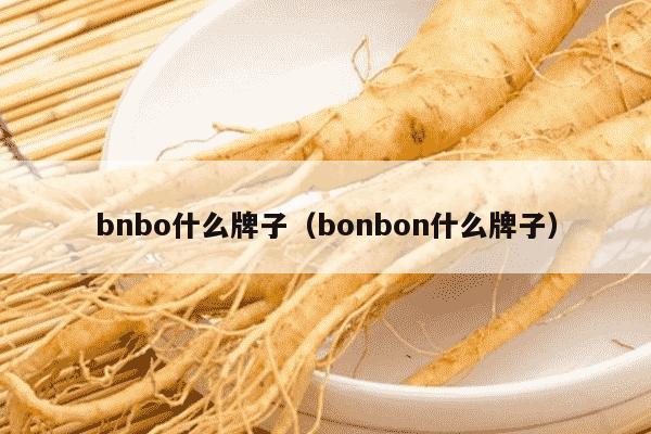 bnbo什么牌子（bonbon什么牌子）