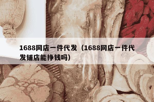 1688网店一件代发（1688网店一件代发铺店能挣钱吗）