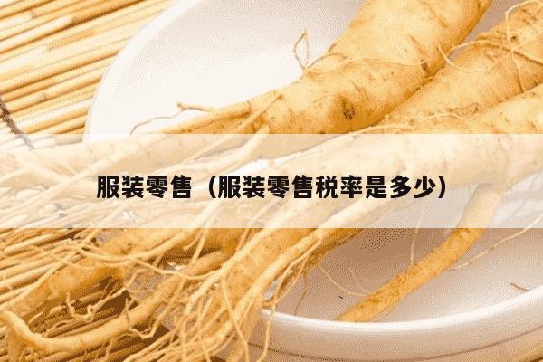 服装零售（服装零售税率是多少）