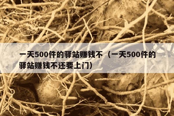 一天500件的驿站赚钱不（一天500件的驿站赚钱不还要上门）