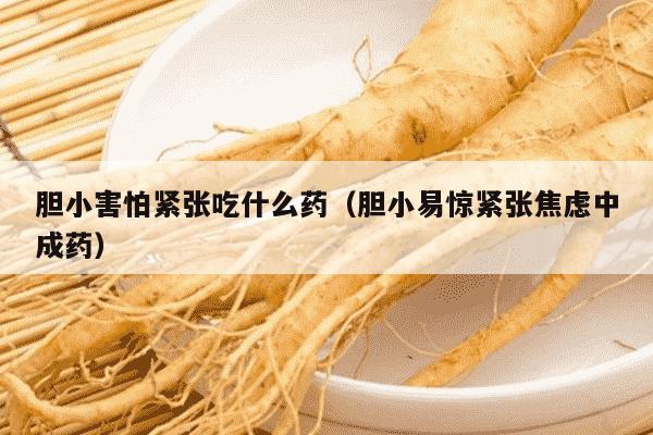 胆小害怕紧张吃什么药（胆小易惊紧张焦虑中成药）