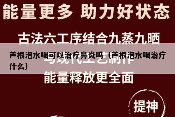 芦根泡水喝可以治疗鼻炎吗（芦根泡水喝治疗什么）