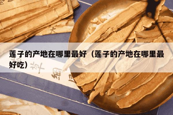 莲子的产地在哪里最好（莲子的产地在哪里最好吃）