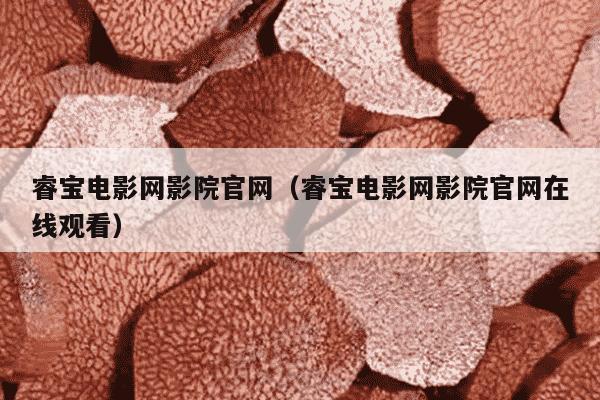 睿宝电影网影院官网（睿宝电影网影院官网在线观看）