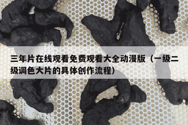三年片在线观看免费观看大全动漫版（一级二级调色大片的具体创作流程）