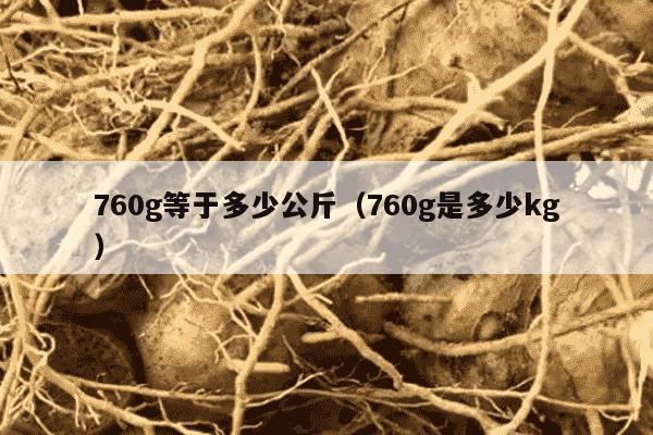 760g等于多少公斤（760g是多少kg）