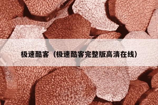 极速酷客（极速酷客完整版高清在线）
