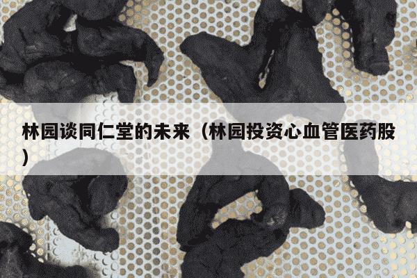 林园谈同仁堂的未来（林园投资心血管医药股）