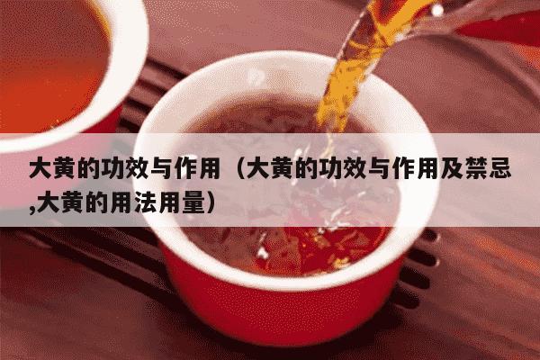 大黄的功效与作用（大黄的功效与作用及禁忌,大黄的用法用量）