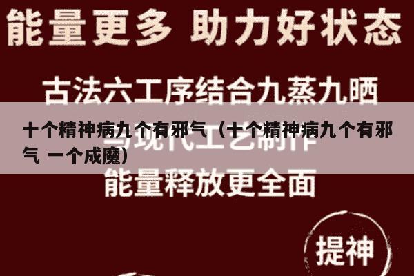 十个精神病九个有邪气（十个精神病九个有邪气 一个成魔）