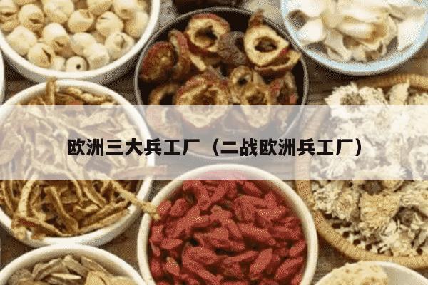 欧洲三大兵工厂（二战欧洲兵工厂）