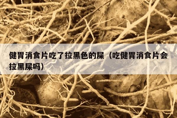 健胃消食片吃了拉黑色的屎（吃健胃消食片会拉黑屎吗）