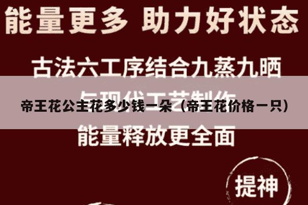 帝王花公主花多少钱一朵（帝王花价格一只）