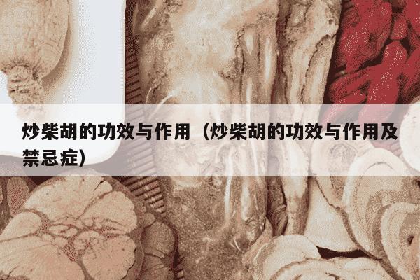 炒柴胡的功效与作用（炒柴胡的功效与作用及禁忌症）