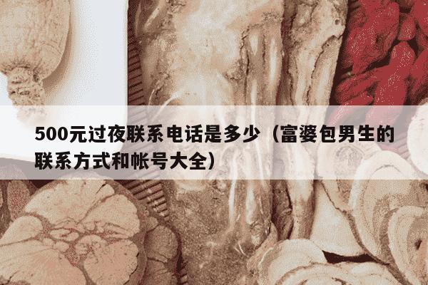 500元过夜联系电话是多少（富婆包男生的联系方式和帐号大全）