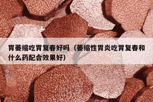 胃萎缩吃胃复春好吗（萎缩性胃炎吃胃复春和什么药配合效果好）