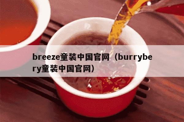 breeze童装中国官网（burrybery童装中国官网）