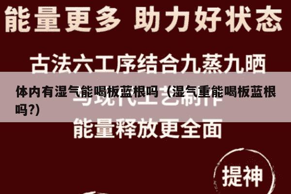 体内有湿气能喝板蓝根吗（湿气重能喝板蓝根吗?）