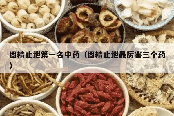 固精止泄第一名中药（固精止泄最厉害三个药）