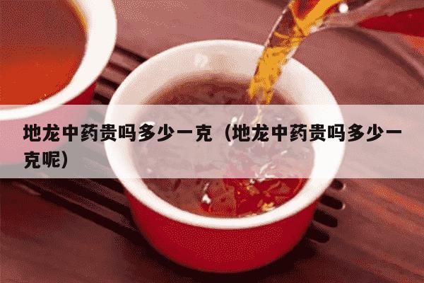 地龙中药贵吗多少一克（地龙中药贵吗多少一克呢）