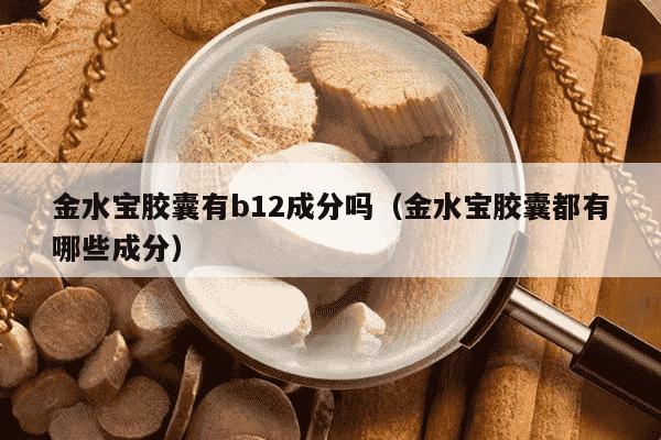 金水宝胶囊有b12成分吗（金水宝胶囊都有哪些成分）