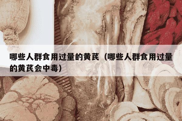 哪些人群食用过量的黄芪（哪些人群食用过量的黄芪会中毒）
