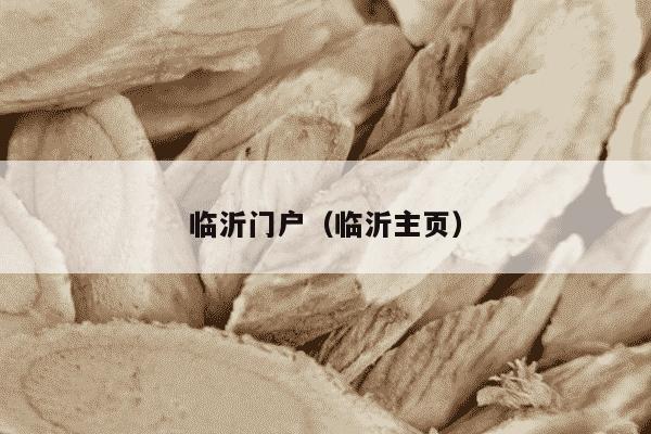 临沂门户（临沂主页）