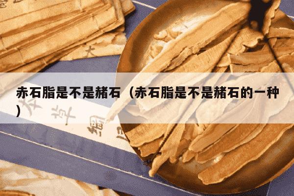 赤石脂是不是赭石（赤石脂是不是赭石的一种）