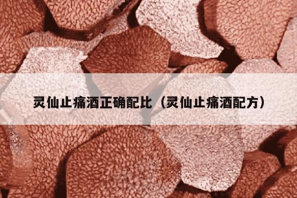 灵仙止痛酒正确配比（灵仙止痛酒配方）