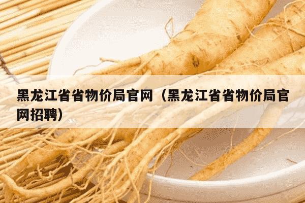 黑龙江省省物价局官网（黑龙江省省物价局官网招聘）