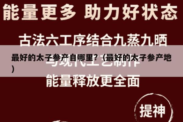 最好的太子参产自哪里?（最好的太子参产地）
