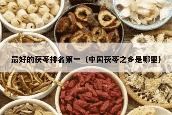 最好的茯苓排名第一（中国茯苓之乡是哪里）