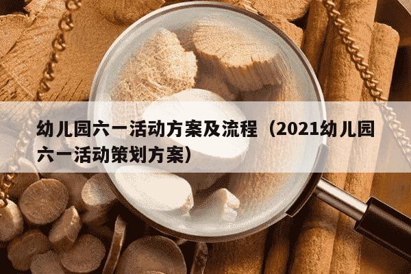 幼儿园六一活动方案及流程（2021幼儿园六一活动策划方案）