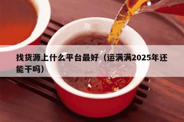 找货源上什么平台最好（运满满2025年还能干吗）
