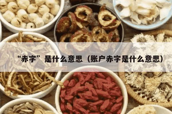 “赤字”是什么意思（账户赤字是什么意思）