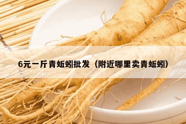 6元一斤青蚯蚓批发（附近哪里卖青蚯蚓）