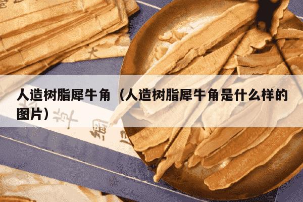 人造树脂犀牛角（人造树脂犀牛角是什么样的图片）