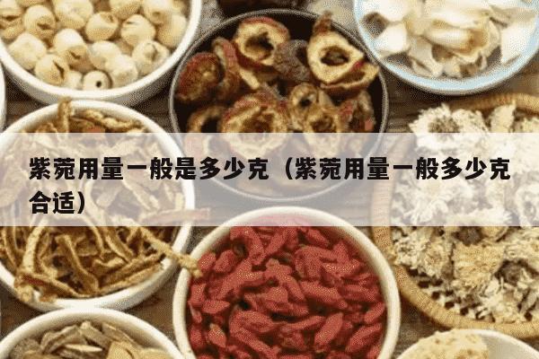 紫菀用量一般是多少克（紫菀用量一般多少克合适）