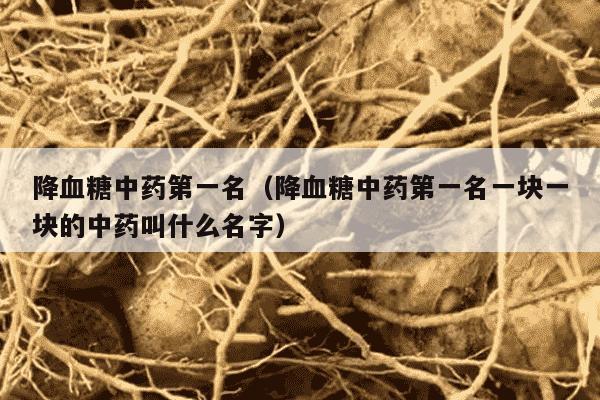 降血糖中药第一名（降血糖中药第一名一块一块的中药叫什么名字）