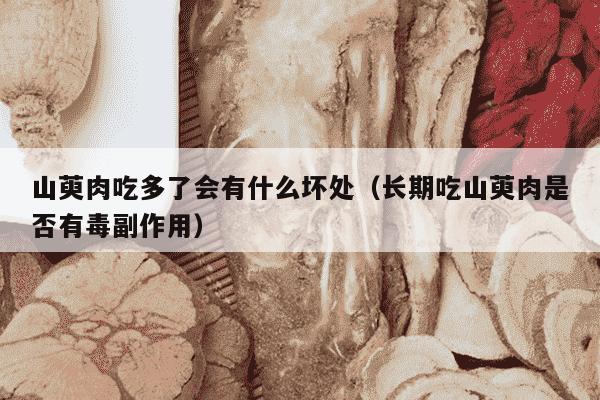 山萸肉吃多了会有什么坏处（长期吃山萸肉是否有毒副作用）
