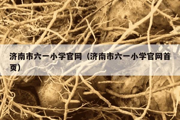 济南市六一小学官网（济南市六一小学官网首页）