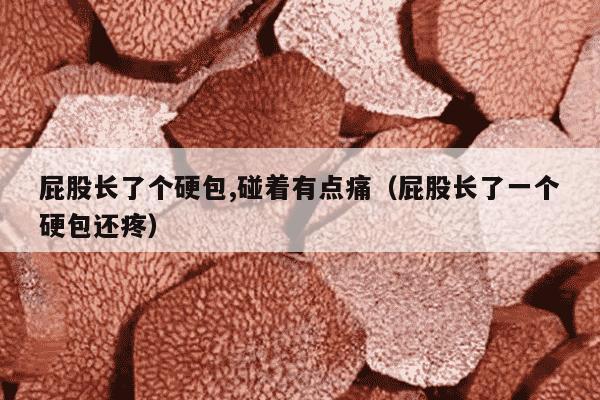 屁股长了个硬包,碰着有点痛（屁股长了一个硬包还疼）