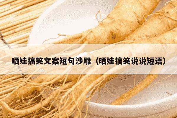 晒娃搞笑文案短句沙雕（晒娃搞笑说说短语）