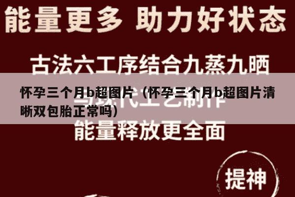 怀孕三个月b超图片（怀孕三个月b超图片清晰双包胎正常吗）