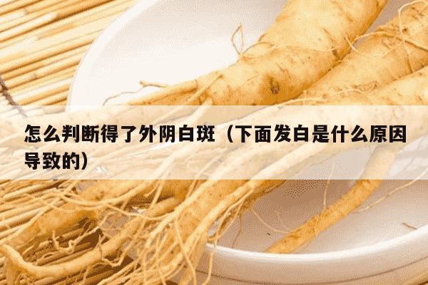 怎么判断得了外阴白斑（下面发白是什么原因导致的）