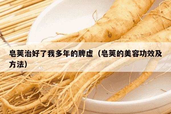 皂荚治好了我多年的脾虚（皂荚的美容功效及方法）